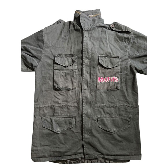 Vtg Misfits RIP 138 Glenn Danzig Trench Coat Goth Grunge Thrashed Punk Rock Rare - Picture 2 of 16